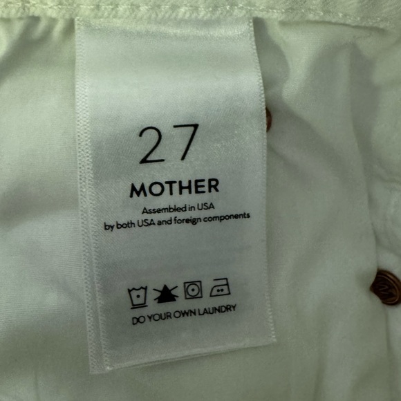 MOTHER Superior The Dutchie Ankle Jaws Jeans Almost Innocent Size 27 - Picture 10 of 12